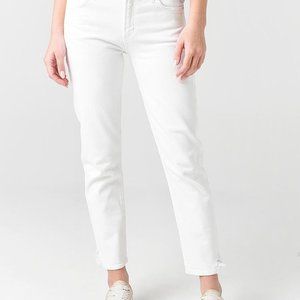 NWT AGOLDE Toni Mid Rise Straight Jeans